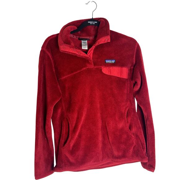 Patagonia Jackets & Blazers - Patagonia Women’s Synchilla Snap-T Fleece Pullover Red